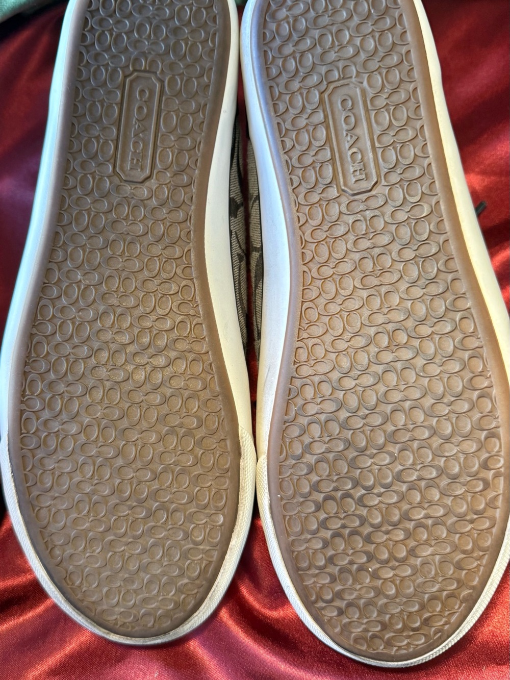 Coach Signature Canvas Sneakers - Picture 6 of 8